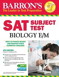 Barron's SAT Subject Test Biology E/M with CD-ROM