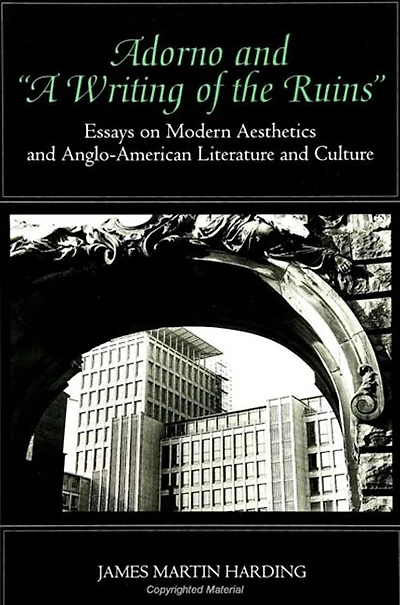Adorno and "A Writing of the Ruins": Essays on Modern Aesthetics and Anglo-American Literature and Culture