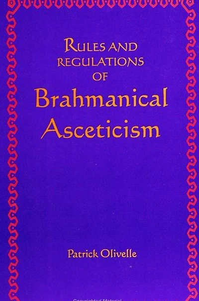 Rules and Regulations of Brahmanical Asceticism