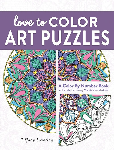 Love to Color Art Puzzles: A Color By Number Book of Petals, Patterns, Mandalas and More