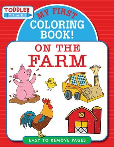 My First Coloring Book! On the Farm