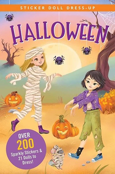 Halloween Sticker Doll Dress-Up Book