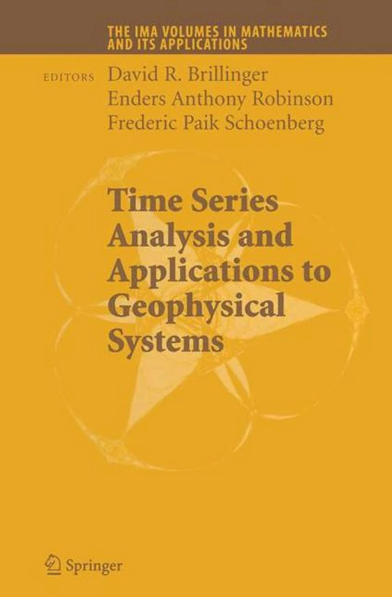 Time Series Analysis and Applications to Geophysical Systems
