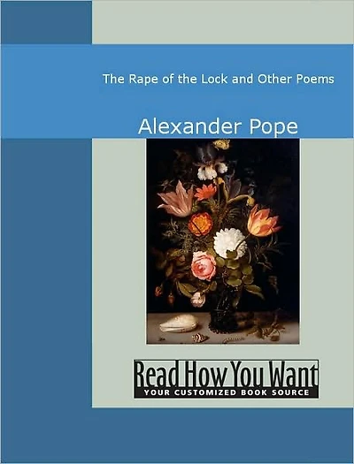 the Rape of Lock and Other Poems