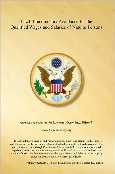 Lawful Income Tax Avoidance for the Qualified Wages and Salaries of Natural Persons