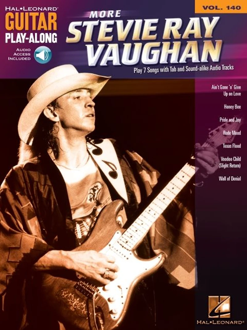 More Stevie Ray Vaughan (Songbook): Guitar Play-Along Volume 140