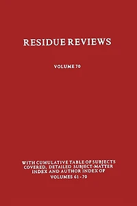 Residues of Pesticides and Other Contaminants in the Total Environment