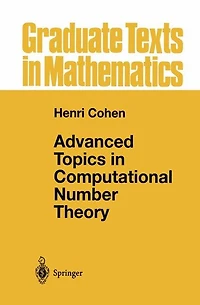 Advanced Topics Computational Number Theory