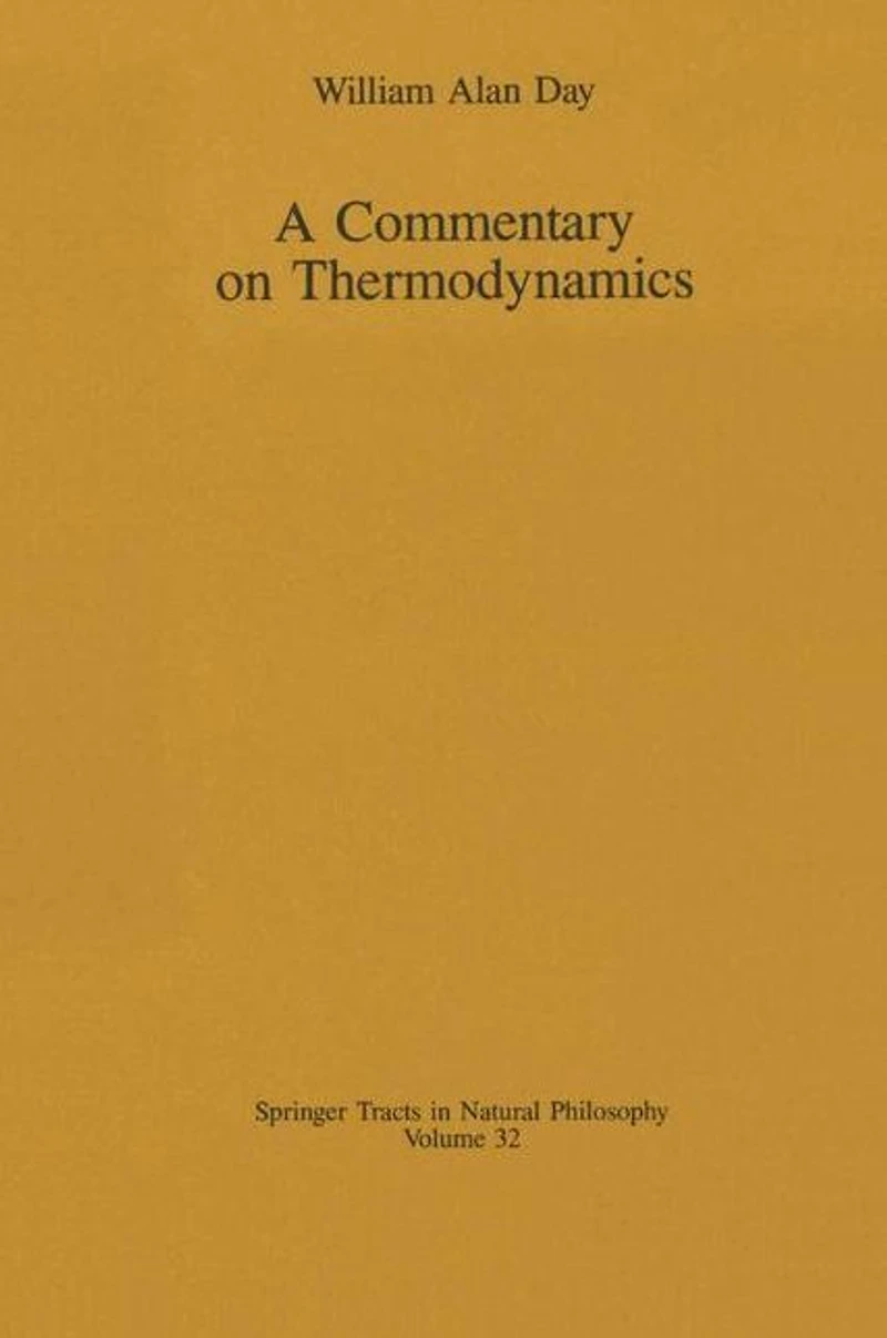 Commentary on Thermodynamics