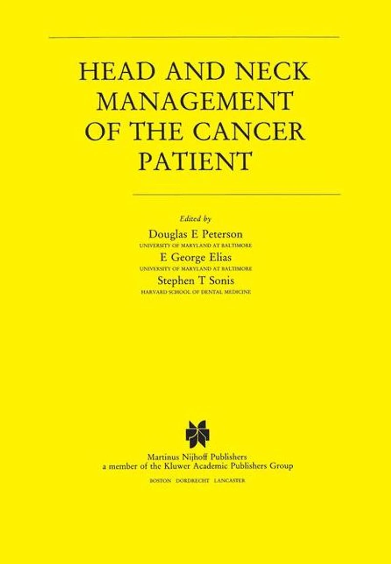 Head and Neck Management of the Cancer Patient