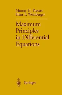 Maximum Principles Differential Equations
