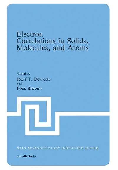 Electron Correlations in Solids, Molecules, and Atoms