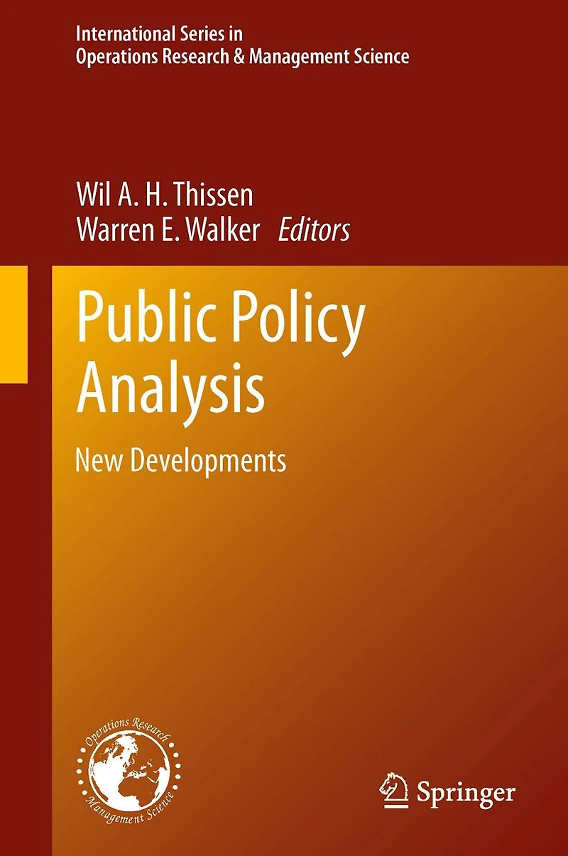 Public Policy Analysis: New Developments