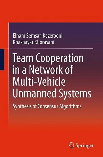 Team Cooperation a Network of Multi-Vehicle Unmanned Systems: Synthesis Consensus Algorithms