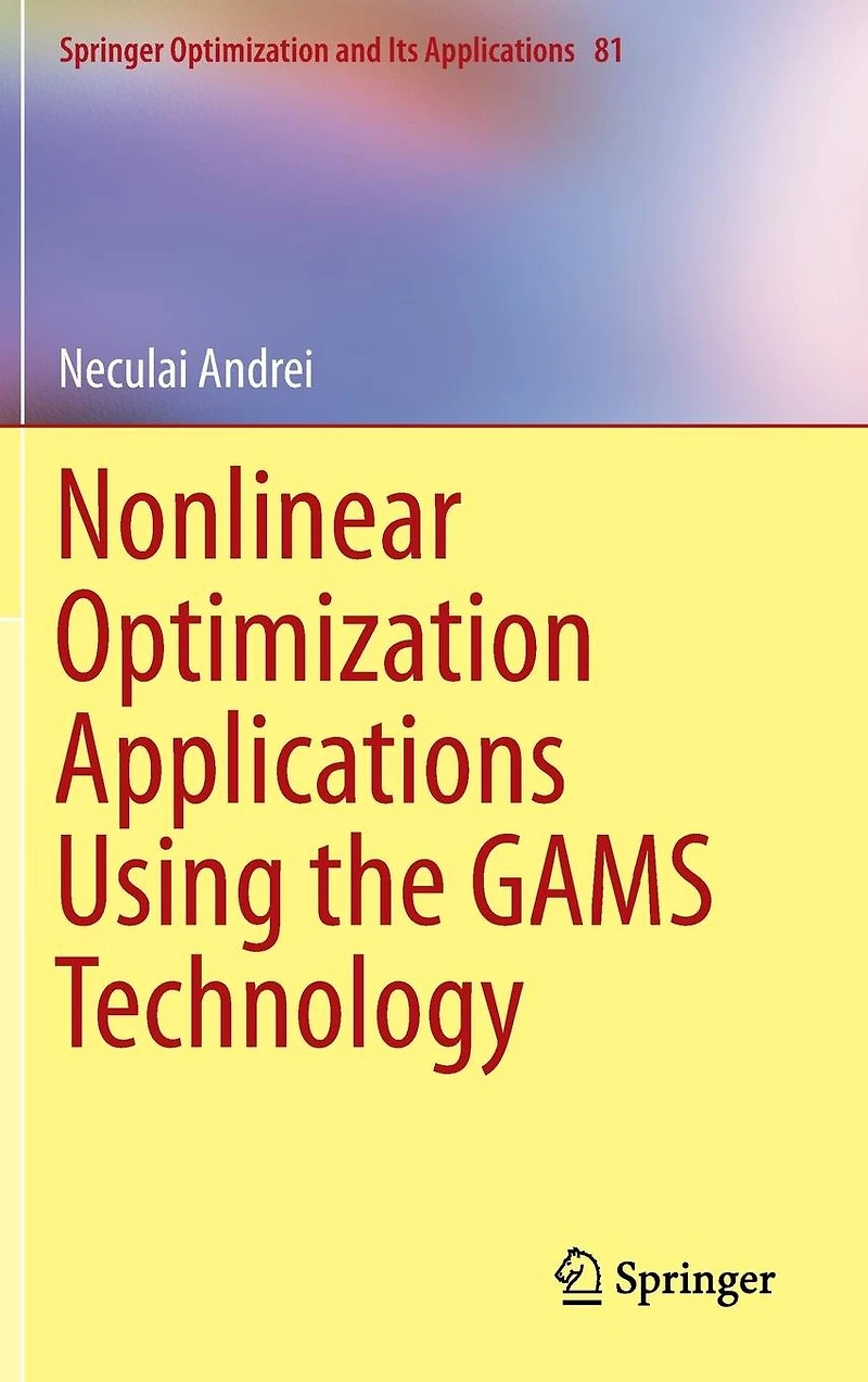 Nonlinear Optimization Applications Using the GAMS Technology