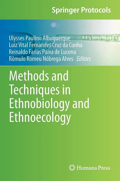 Methods and Techniques Ethnobiology Ethnoecology
