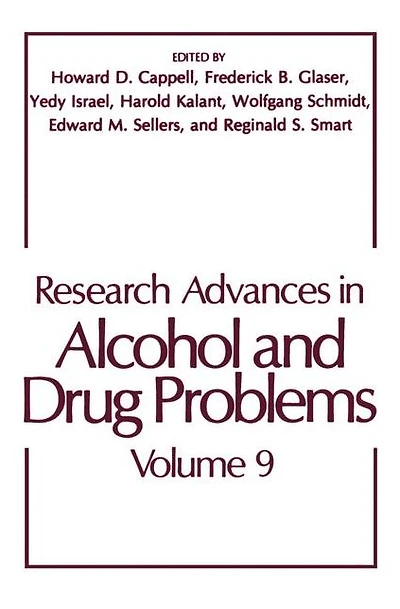 Research Advances in Alcohol and Drug Problems