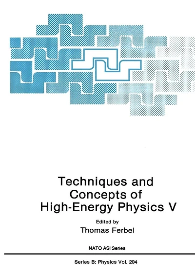Techniques and Concepts of High-Energy Physics V