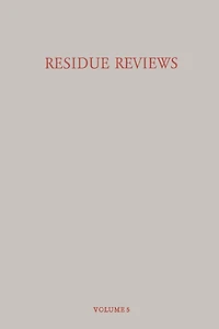 Instrumentation for the Detection and Determination of Pesticides and their Residues in Foods
