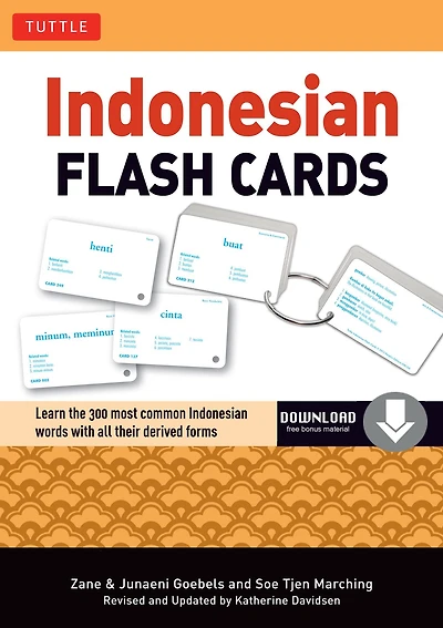 Indonesian Flash Cards: (Downloadable Audio Included)