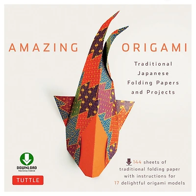 Amazing Origami: Traditional Japanese Folding Papers and Projects: Easy Origami for Beginners Kit: Downloadable Included