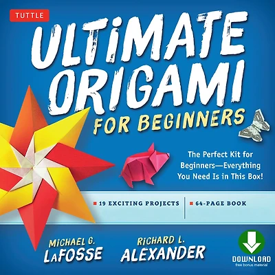 Ultimate Origami for Beginners Kit Ebook: Perfect Kit for Beginners- Includes Origami Book with Downloadable Instructional Video