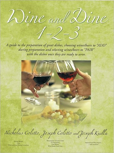 Wine and Dine 1-2-3: A guide to the preparation of great dishes, choosing wines/beers to "ADD" during preparation and selecting wines/beers to "PAIR" with the dishes once they are ready to serve.