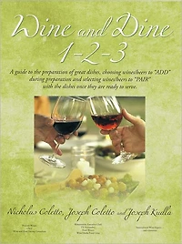 Wine and Dine 1-2-3: A guide to the preparation of great dishes, choosing wines/beers to "ADD" during preparation and selecting wines/beers to "PAIR" with the dishes once they are ready to serve.