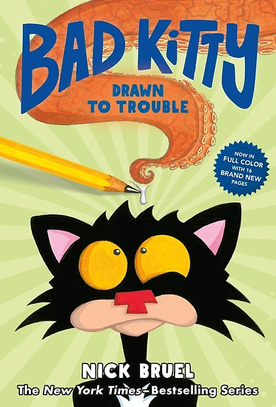 Bad Kitty Drawn to Trouble (classic black-and-white edition)