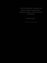 e-Study Guide for: Payment Systems, Banking, and Documentary Transactions: Problems, Cases, and Comments by Dellas W. Lee, ISBN 9781594604294