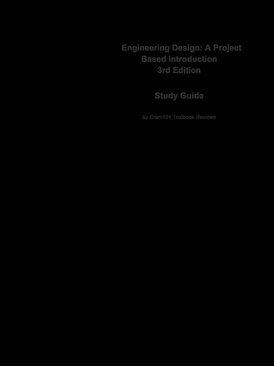 Engineering Design, A Project Based Introduction: Engineering, Engineering