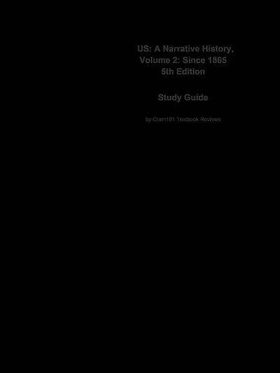 US, A Narrative History, Volume 2, Since 1865