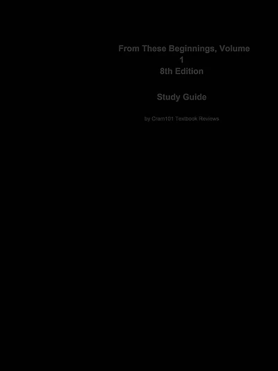 From These Beginnings, Volume 1