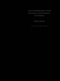 Financial Statement Fraud, Prevention and Detection
