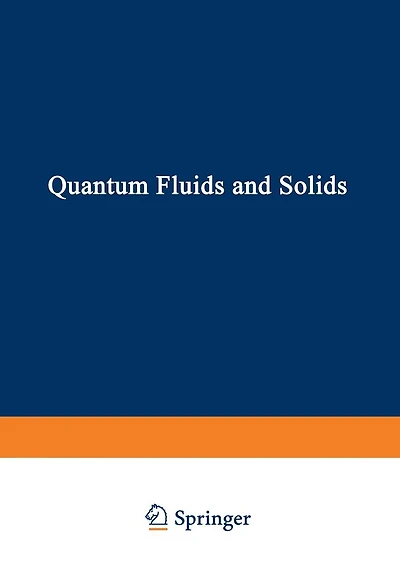 Quantum Fluids and Solids