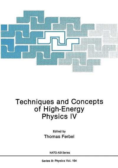 Techniques and Concepts of High-Energy Physics IV