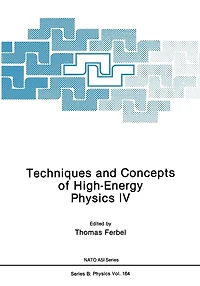 Techniques and Concepts of High-Energy Physics IV
