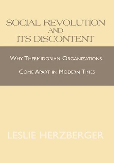 Social Revolution and Its Discontent: Why Thermidorian Organizations Come Apart in Modern Times