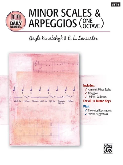 Daily Warm-Ups, Bk 4: Minor Scales & Arpeggios (One Octave)