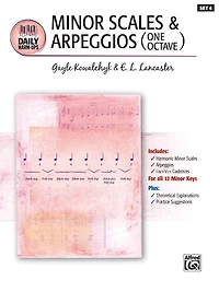 Daily Warm-Ups, Bk 4: Minor Scales & Arpeggios (One Octave)