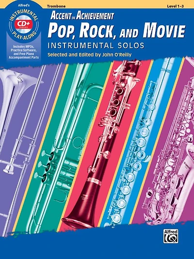 AOA Pop, Rock, and Movie Instrumental Solos: Trombone, Book & CD