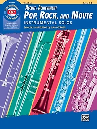 AOA Pop, Rock, and Movie Instrumental Solos: Trombone, Book & CD