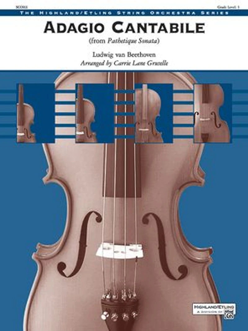 Adagio Cantabile: (from Pathetique" Sonata), Conductor Score"
