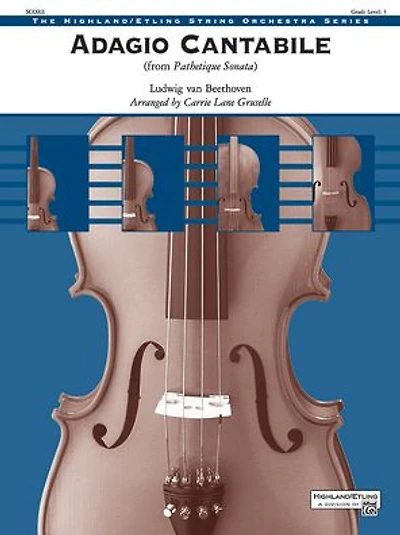 Adagio Cantabile: (from Pathetique" Sonata), Conductor Score"