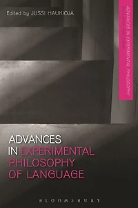 Advances in Experimental Philosophy of Language