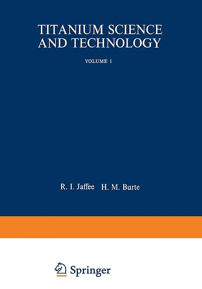 Titanium Science and Technology