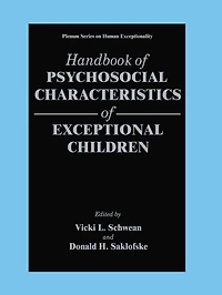 Handbook of Psychosocial Characteristics Exceptional Children