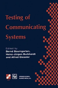 Testing of Communicating Systems: IFIP TC6 9th International Workshop on Systems Darmstadt, Germany 9-11 September 1996