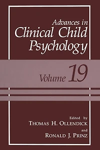 Advances Clinical Child Psychology