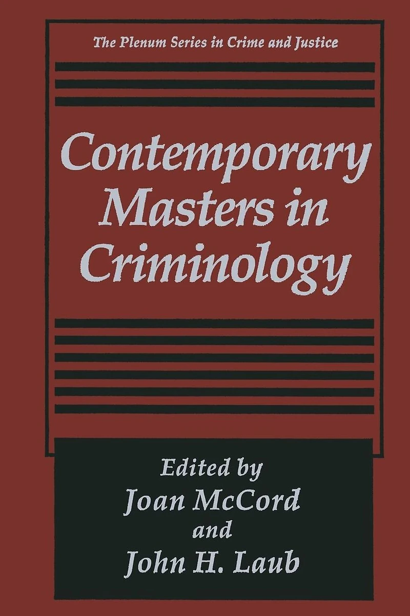 Contemporary Masters Criminology
